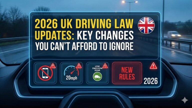 2026 UK Driving Law Updates: Key Changes You Can’t Afford to Ignore
