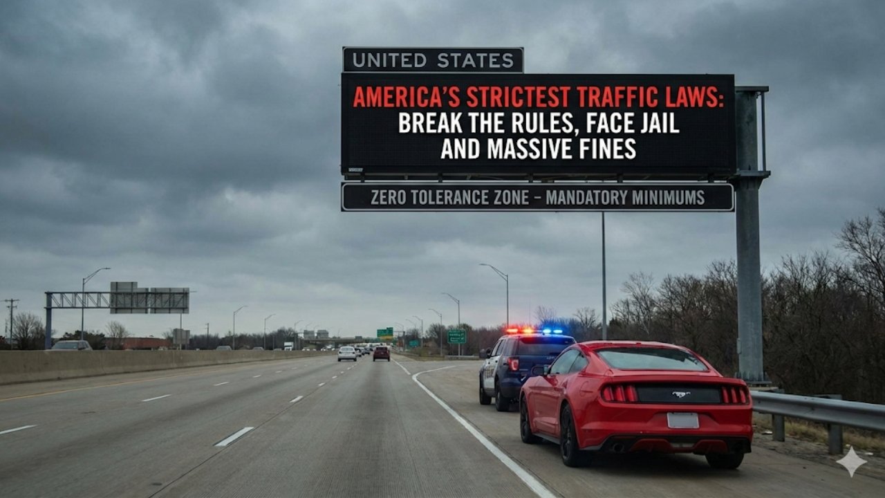America’s Strictest Traffic Laws: Break the Rules, Face Jail and Massive Fines