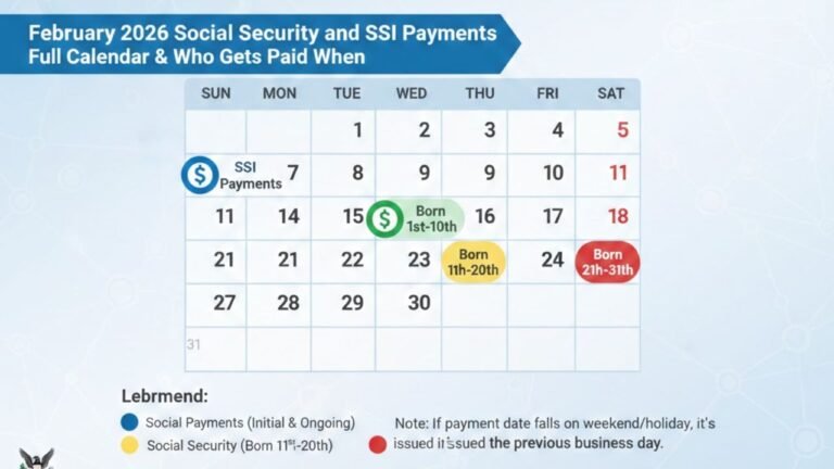 February 2026 Social Security and SSI Payments: Full Calendar & Who Gets Paid When