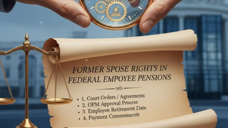 Former Spouse Rights in Federal Employee Pensions: Payment Start Dates Explained