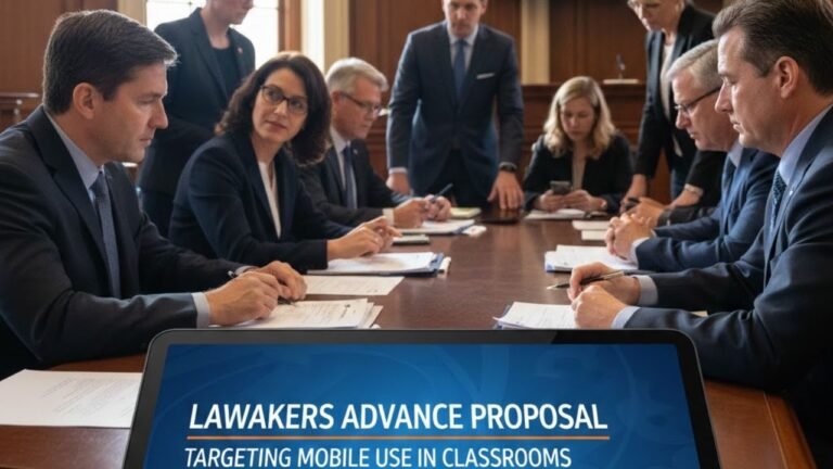 Lawmakers Advance Proposal Targeting Mobile Use in Classrooms