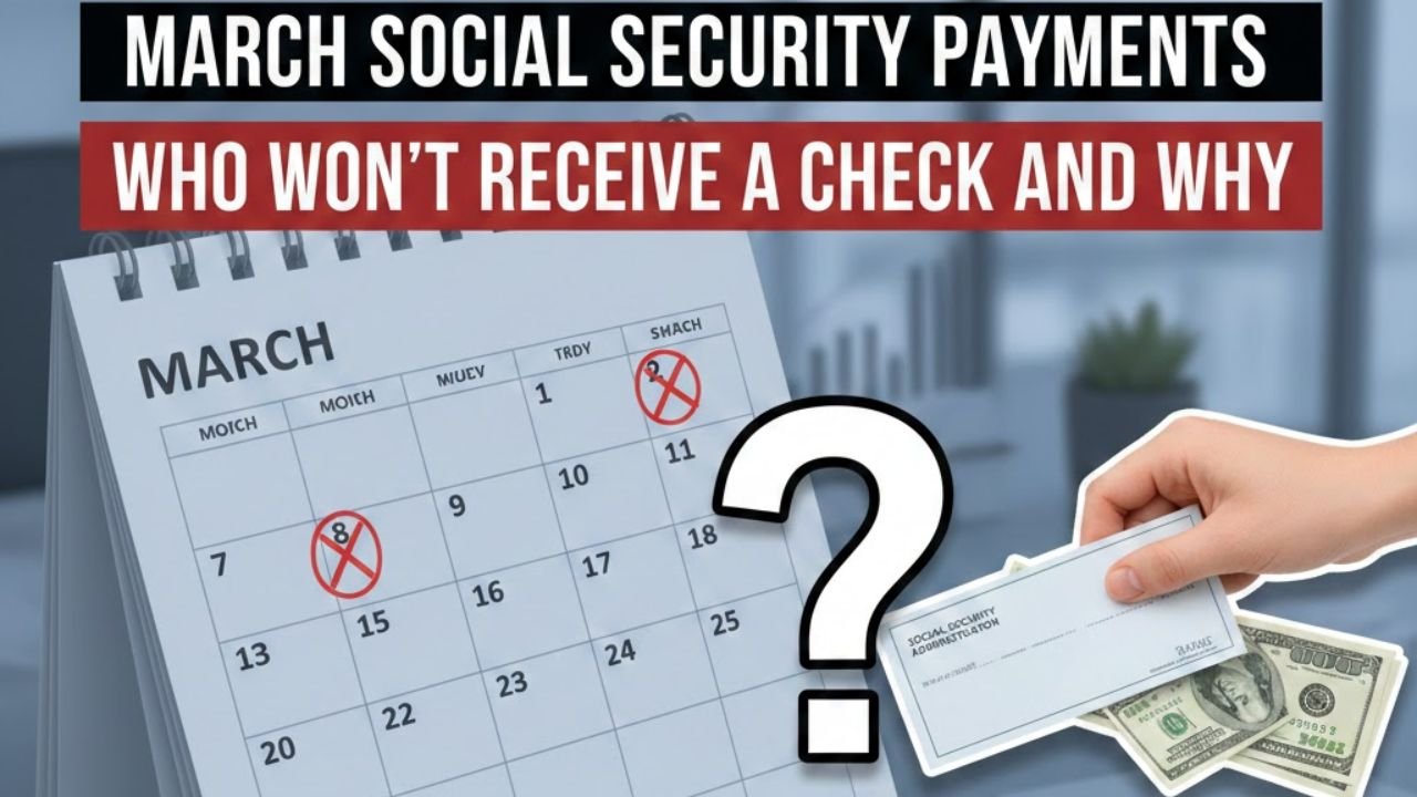 March Social Security Payments: Who Won’t Receive a Check and Why