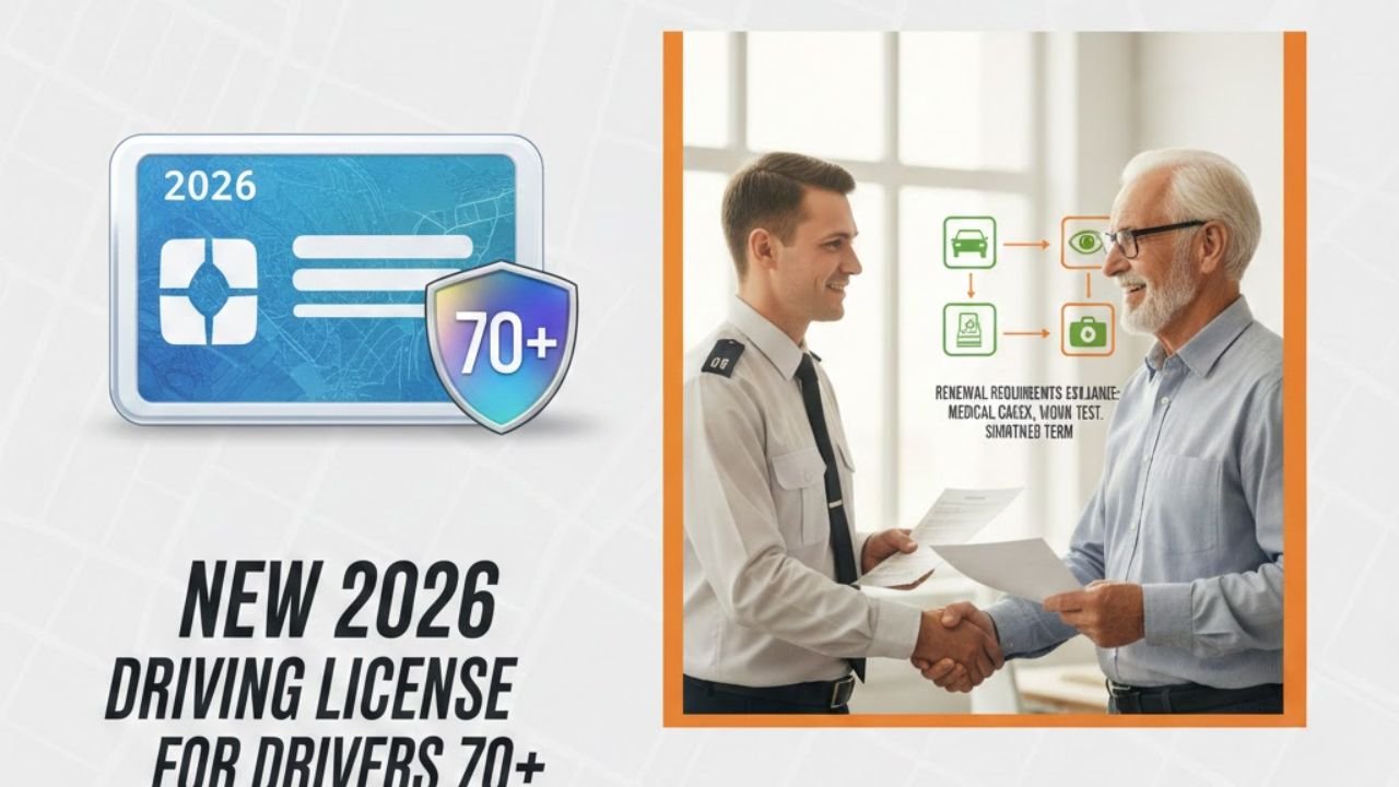 New 2026 Driving License Rules for Drivers 70+: Renewal Requirements Explained